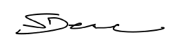 steve deane signature